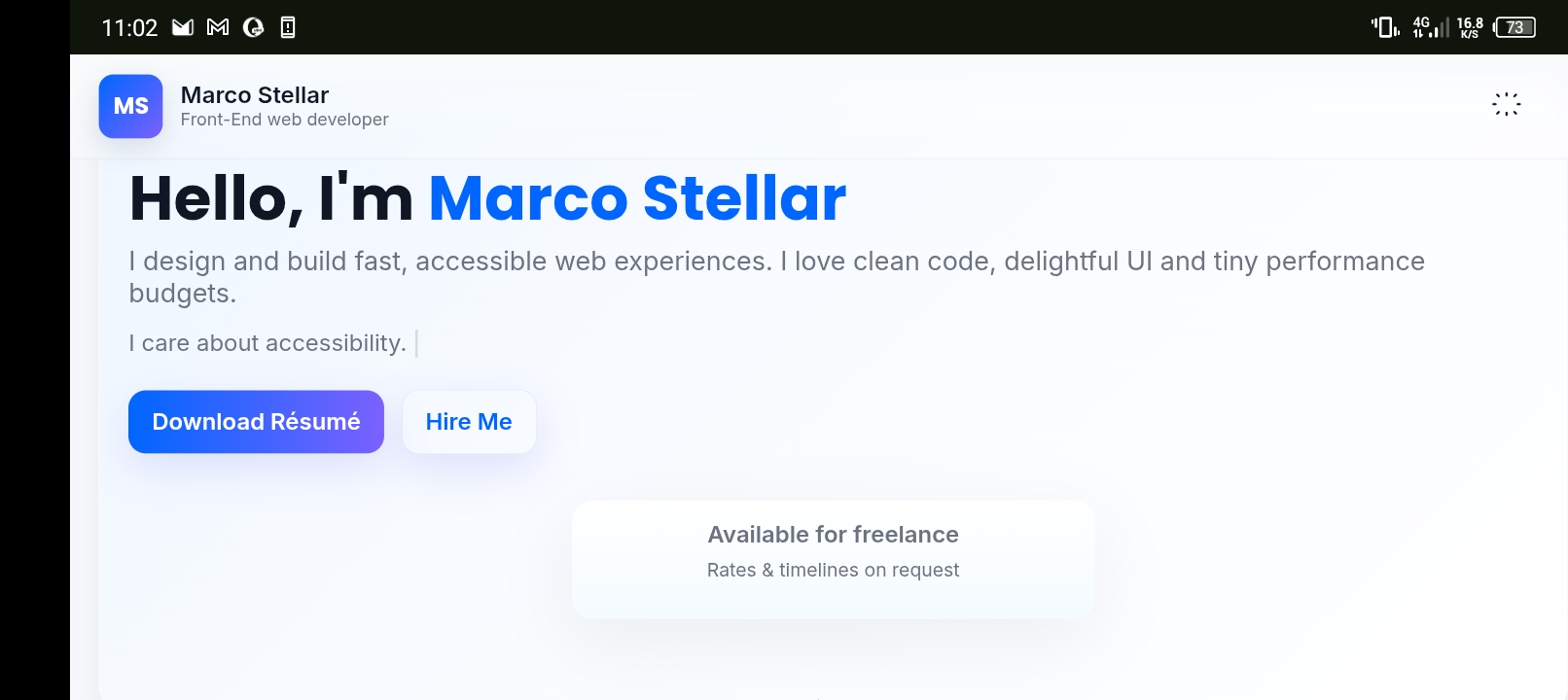 Portfolio Site